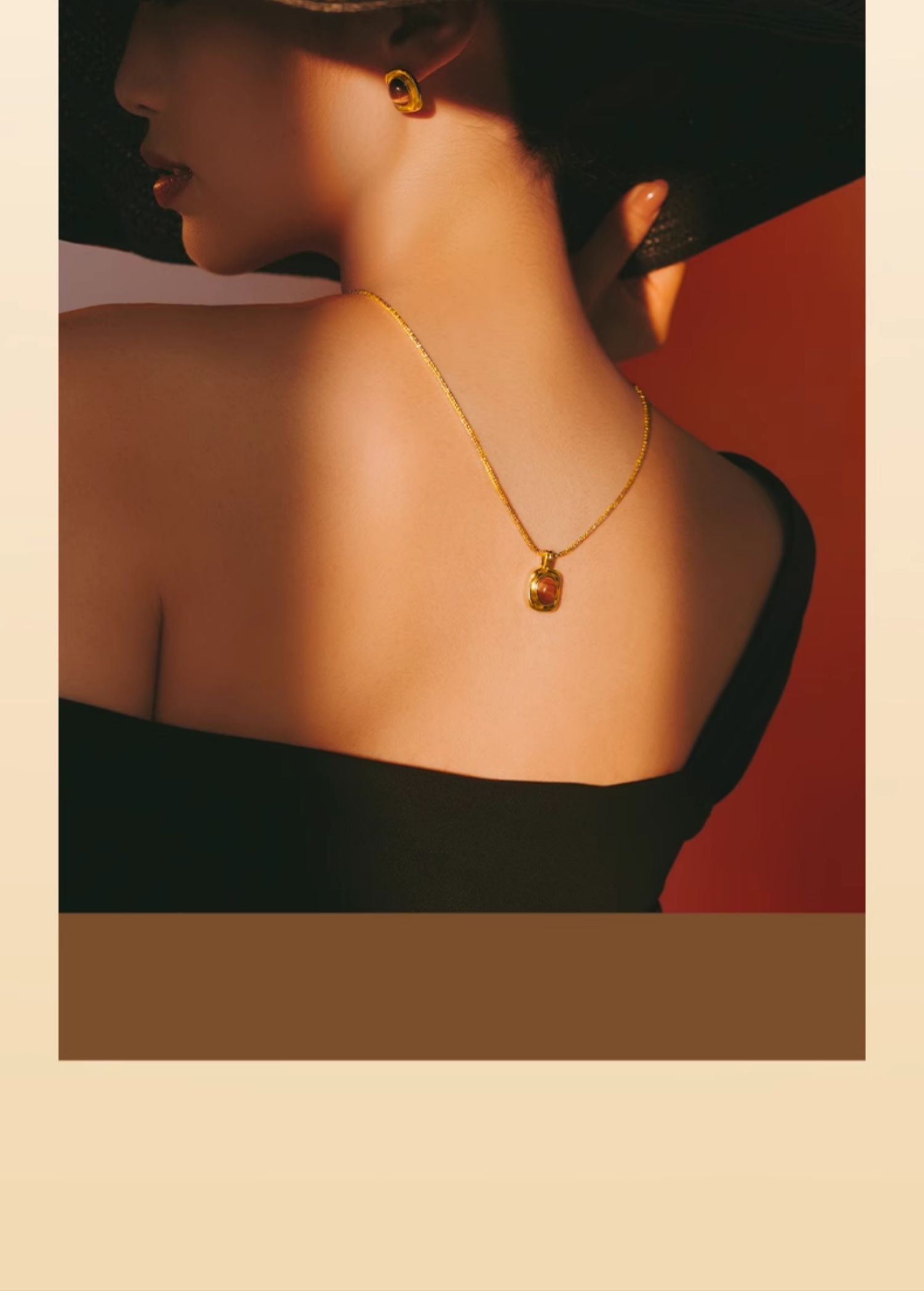 周大生旗下 Design Circles 设界 美拉德渐变虎眼石小众颈链 多重优惠折后¥113包邮 淘金币可抵扣15元