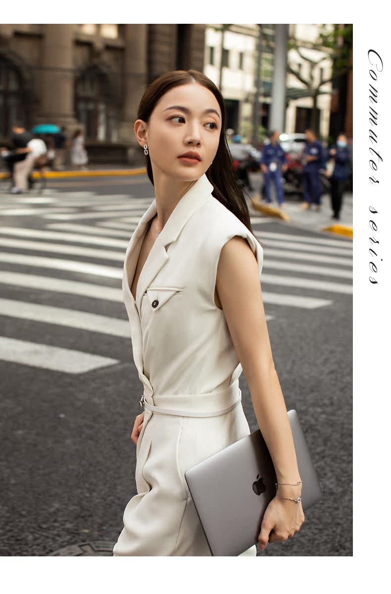 周大生旗下 Design Circles 设界 高级设计感S925银白贝耳饰 图5