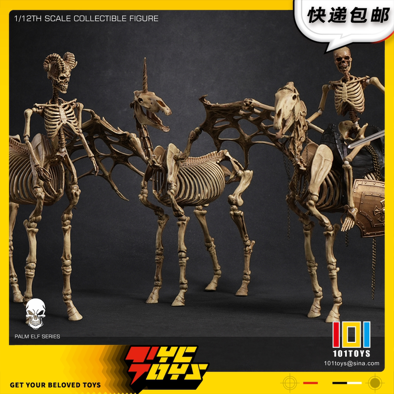 【Tyctoys】In Stock 101Toys Palm-Sized Elf Skeleton 1/12 Action Figure Es028-31