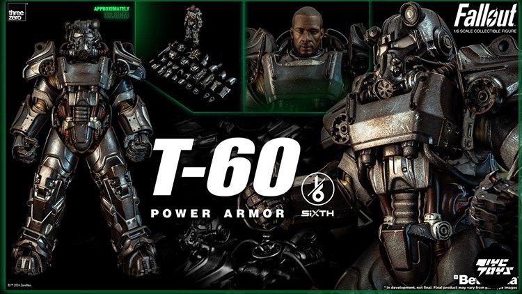 Threezero 3Z0856 Fallout T-60 Power Armor 1/6 Articulated Figure