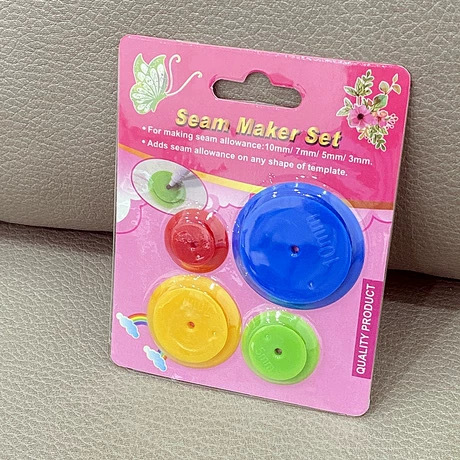 DIY Patchwork Clothing Fabric Sewing Tools, Seam Tracing Wheel, Tracing Tool, Sewing Circle, Four-Piece Set
