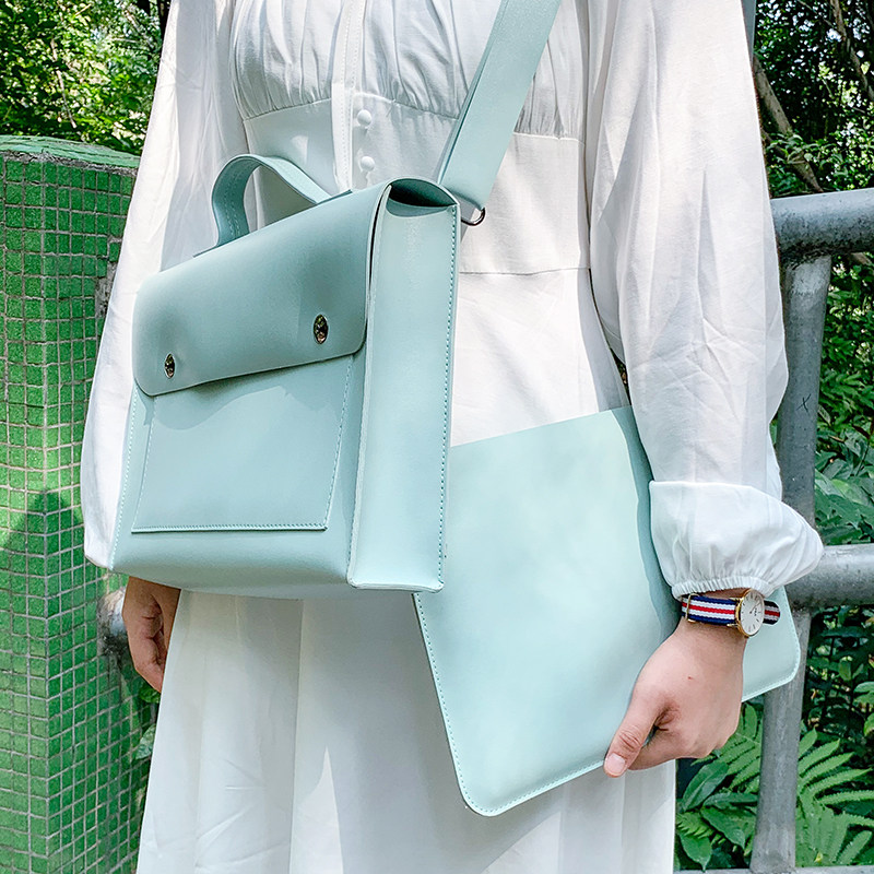 ins wind pen electric bag liner bag single shoulder oblique satchel Huawei matebook14 apply 13 inch apple mac woman