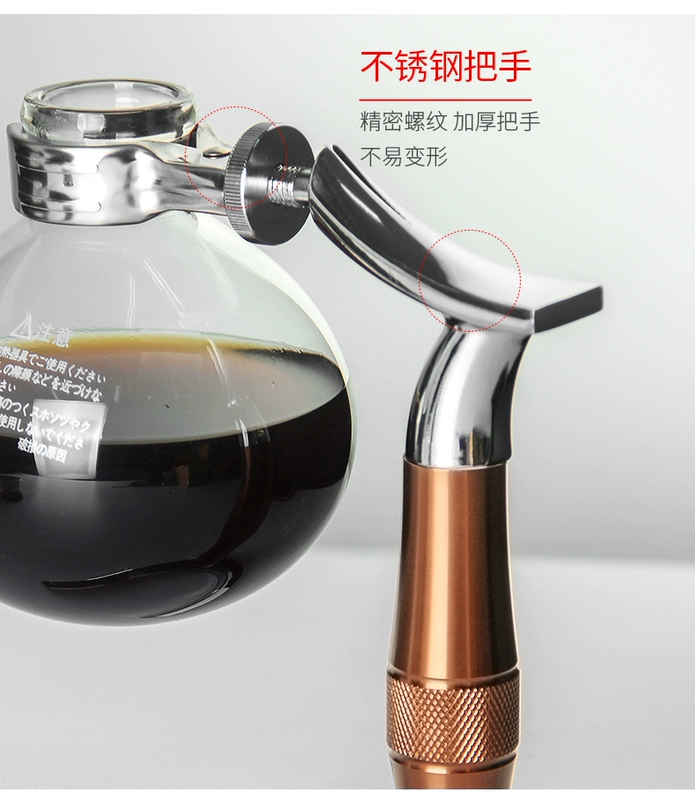 Siphon nồi xa hộp quà tặng nhà kính siphon cà phê nồi đặt thủ công máy pha cà phê tay đấm thiết bị - Cà phê