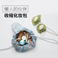 护花 Портативная вместительная и большая сумка-органайзер, косметичка, универсальная сумка для путешествий, на шнурках