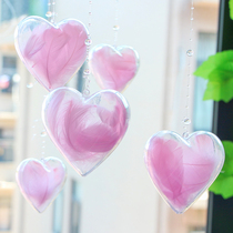 Tanabata Valentines Day Jewelry store ceiling Birthday decoration scene layout Shop window atmosphere pendant charm ball