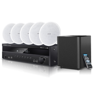 山水吸顶音响5.1家庭影院家用ktv吊顶音响功放套装高端蓝牙嵌入式