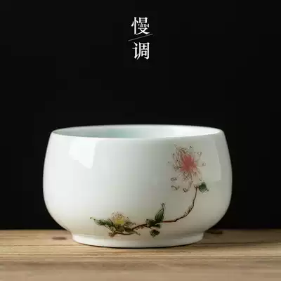 Slow-adjusting pastoral style green and white water kettle tea washing household small Jianshui Japanese Kung Fu tea accessories Tea ceremony zero matching