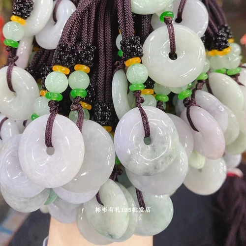 Изумрудная реплика, бамбуковая подвеска из нефрита, изумрудное ожерелье