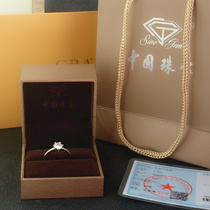 s925 pure silver ring mosanstone simulation 1 carat diamond ring female minimalist fashion temperamental diamond living mouth silver ring