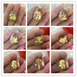 Золотая вода, подвеска из кварца, чай Тегуаньинь, браслет из красной нити для ключей, креативное ожерелье