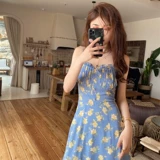 Сексуальное платье-комбинация, юбка, ретро платье, подходит для подростков, французский ретро стиль