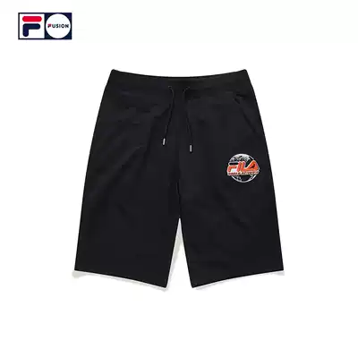 FILA FUSIONFilaX joint men's knitted shorts cotton breathable sports five-point pants