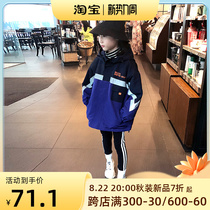 Special price clearance for children collage cotton clothes Winter new CUHK Tong Han Edition tooling cotton clothes girl clip cotton jacket