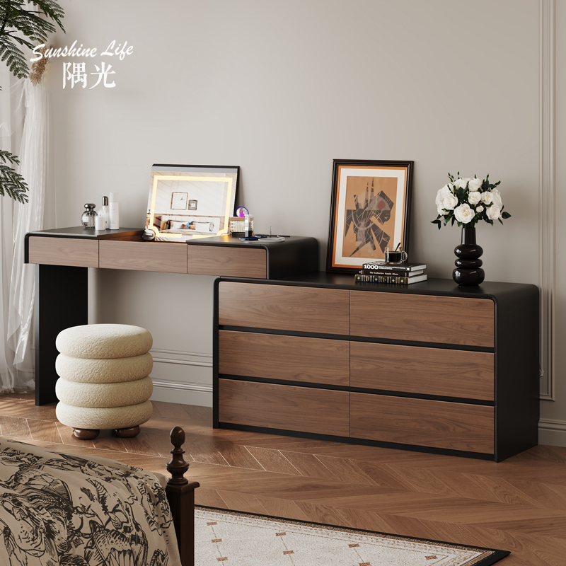 Medieval-Style Chest of Drawers and Dressing Table Integrated Bedroom French-Style Dressing Table Bedside Storage Dressing Table Corner Desk Medieval-Style Chest of Drawers and Dressing Table Integrated Bedroom French-Style Dressing Table Bedside Storage Dressing Table Corner Desk