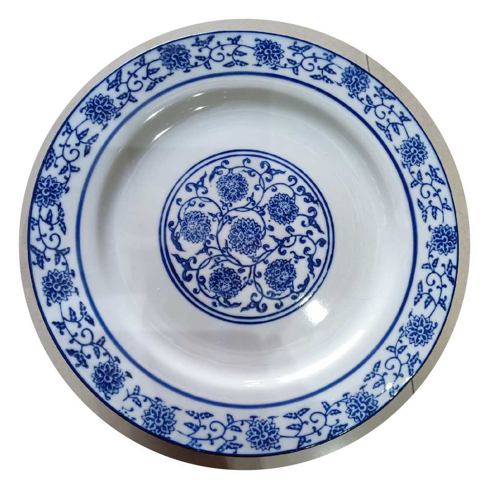 Ltd. hotel blue and white porcelain FanPan flat light disk 5 to 18 inches round deep dish hotel tableware porcelain plate