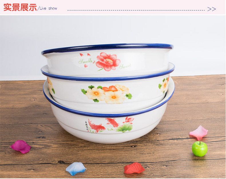 Old household basin to deepen porcelain ceramic package mail thickening "large - sized and happens in ceramic basin and 32