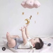 Ins Bắc Âu đám mây treo tường trang trí childrens phòng ảnh trang trí đạo cụ trên không mặt dây chuyền mặt dây chuyền mặt dây chuyền bé thoải mái.