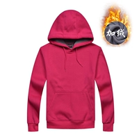 С капюшоном и бархатом - красный (ZC305)