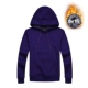 С капюшоном и флисом - фиолетовый (ZC305)
