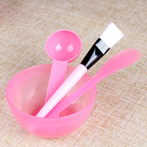 Beauty tool set DIY mask bowl adjustment film stick soft hair makeup brush 2-piece set holder household spoon four-mold spa