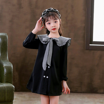 Girls Long Sleeve Dress Children Princess Dress Lady Style Autumn Dress Cute Skirt