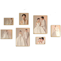 Photo wall photo frame hanging wall combination creative customization and printing wedding photos family photo album wall childrens display wall
