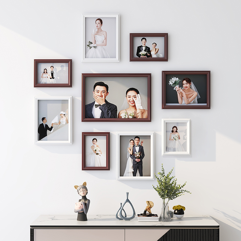 Photo Wall Decoration Frame Set, No-Drill Wall-Mounted Photo Album, Creative Photo Wall Photo Wall Decoration Frame Set, No-Drill Wall-Mounted Photo Album, Creative Photo Wall