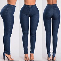 2018Fashion elastic jeans women leggings ladies jeans pants