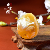 Zhengya jewelry (collection of the best products)Russian porcelain white nectar wax water drop pendant female money chain large water drop