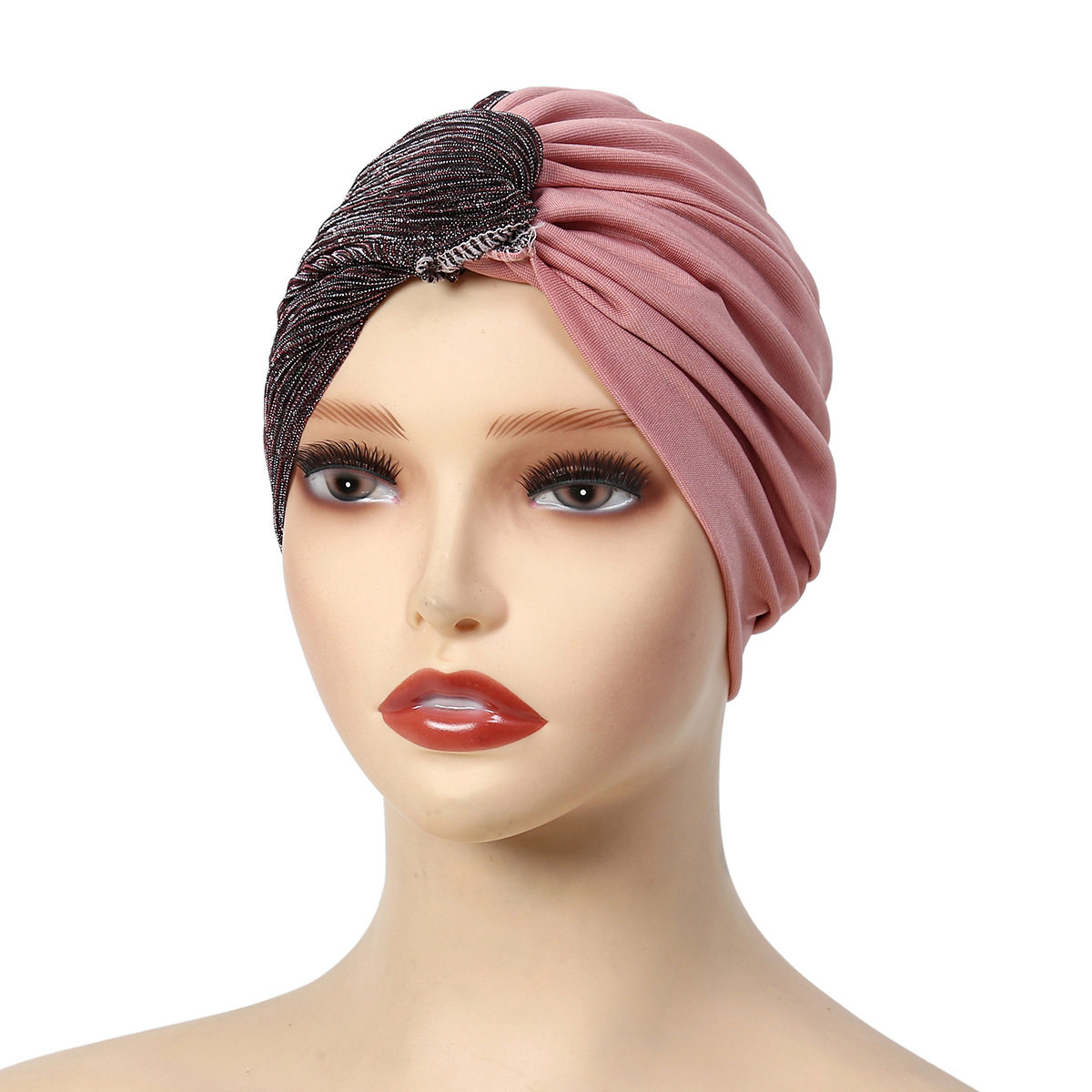 Turban cap hat поддержка шарф кепка многоцветный рукав голову шапку магический свет Шелк shally чалма кепка      