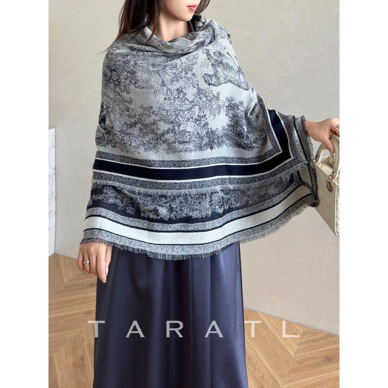 Tara | Limited Edition Cd Zoo Series/Imported Silk Wool Scarf Air-Conditioned Room Warm Shawl Blanket Neck Warmer Tara | Limited Edition Cd Zoo Series/Imported Silk Wool Scarf Air-Conditioned Room Warm Shawl Blanket Neck Warmer