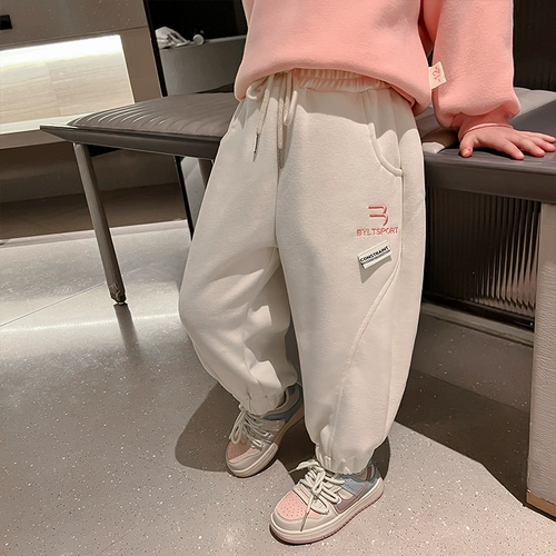 Демисезонные детские спортивные осенние штаны, в западном стиле