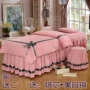 Beauty bedspread gia đình massage bedspread bốn nhám rắn màu ba mảnh mức giá duy nhất mảnh thẩm mỹ viện nhỏ gọn - Trang bị tấm ga chun bọc giường spa