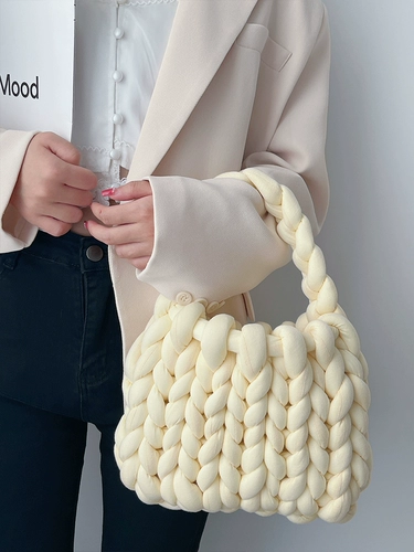 Вязаная сумка ручной работы, связать своими руками, в корейском стиле