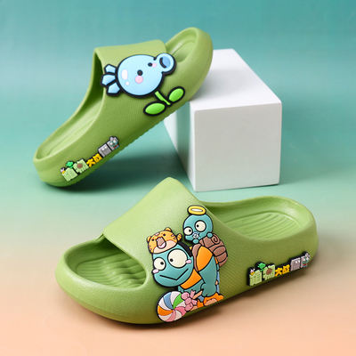 Plants Vs. Zombies Children's Slippers for Boys, Non-Slip New Model, Boys' Indoor Home Summer Baby Soft-Soled Slippers — 1