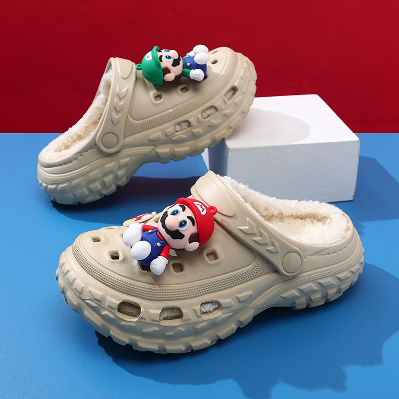 Mario Children's Cotton Slippers Boys' Slippers Winter New Non-Slip Boys' Warm Indoor Home Cotton Shoes Autumn and Winter Mario Children's Cotton Slippers Boys' Slippers Winter New Non-Slip Boys' Warm Indoor Home Cotton Shoes Autumn and Winter