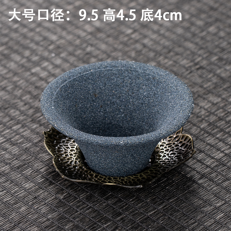 Large No Hole Teapot + BaseCoronal hair No hole Tea drain net suit Tea filter screen Kung Fu Tea parts Tea filter originality Tea drain Tea filter