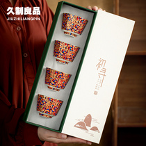 Enamel Color Ceramic Masters Cup National Tide Breeze Small Tea Cup Chinese Tea Cup Tea Bowl Qigong Tea With Tea Drinking Cup Courtesy Kit