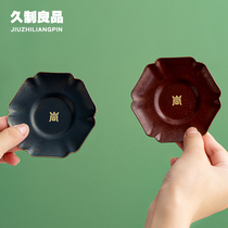 Long system of good products pure copper cup cushion home tea road accessories pure copper Chinese tea toretro handmade round durable cup holder