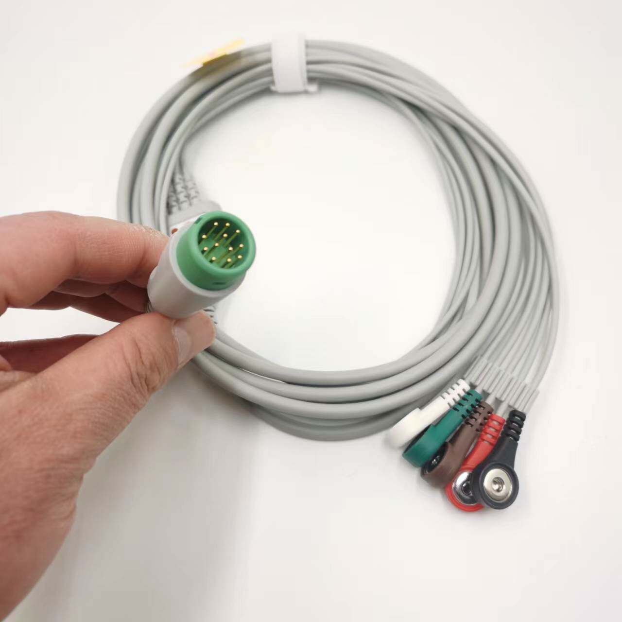 适用于科曼Star-8000E C50 C70 C80监护仪12针五导一体心电导联线