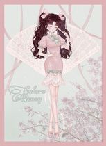  (Collection page)Sakura fruit rabbit gorgeous daily small cheongsam Chinese style unfinished original lolita