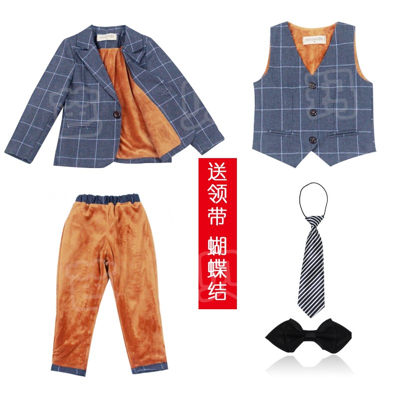 Suit mens trẻ em phù hợp với Boy 12 tuổi đẹp trai váy tiếng Anh phù hợp với bé trai nhỏ phù hợp với.