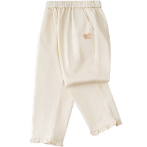 巴拉巴拉女童裤子儿童童装宽松萝卜裤小童宝宝春装洋气长裤百搭潮