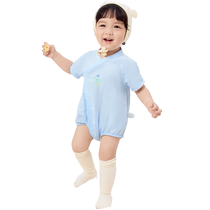 (Same style in the mall) Balabala Girls Jeans 2024 New Spring Printed Trousers Loose Carrot Pants