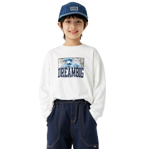 (Same style in the mall) Balabala childrens clothing boys long-sleeved T-shirt 2024 autumn new loose top comics