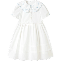(Mall same section) Barabara girl skirt Childrens dress 2024 New summer dress CUHK Scout cotton