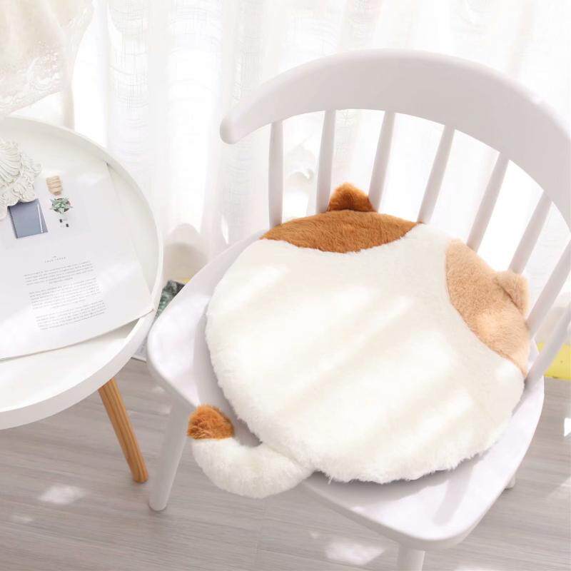 Japanese cat cushion slow rebound sofa student dormitory chair cushion soft ass cushion memory foam removable and washable