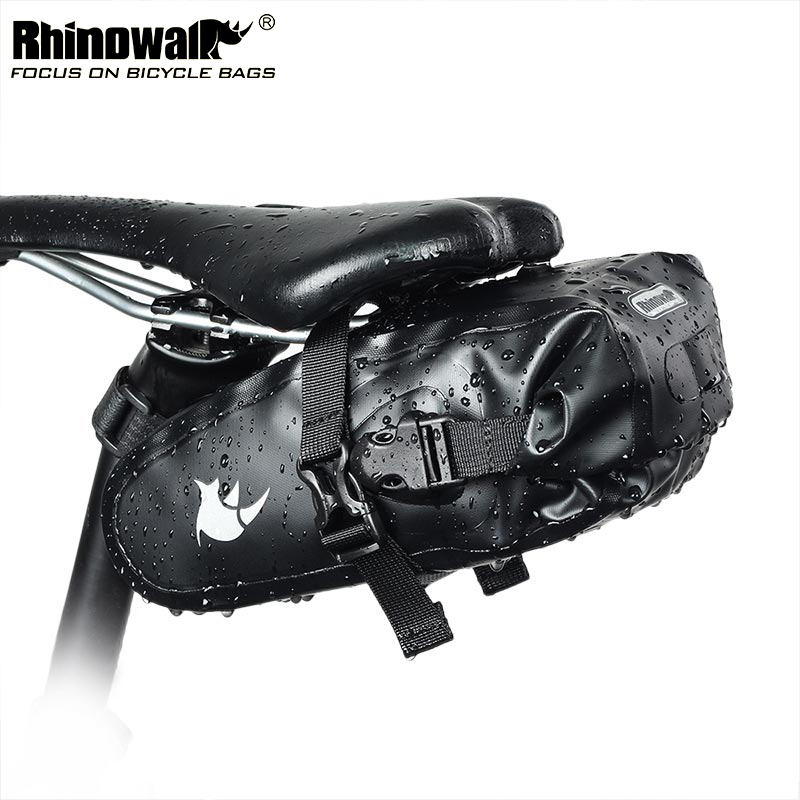 Rhinowalk Rhino Full Waterproof Bike Bag Tail Bag Saddle Bag Mountain Bike Bag Rear Seat Bag Cycling Bag
