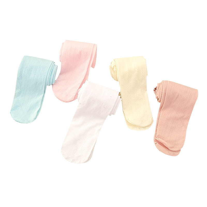 Children's pantyhose baby girl leggings thin girl stockings white summer exercise special dance socks