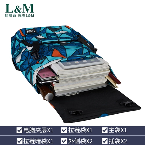 Модный школьный рюкзак, трендовая вместительная и большая сумка, для средней школы, в корейском стиле